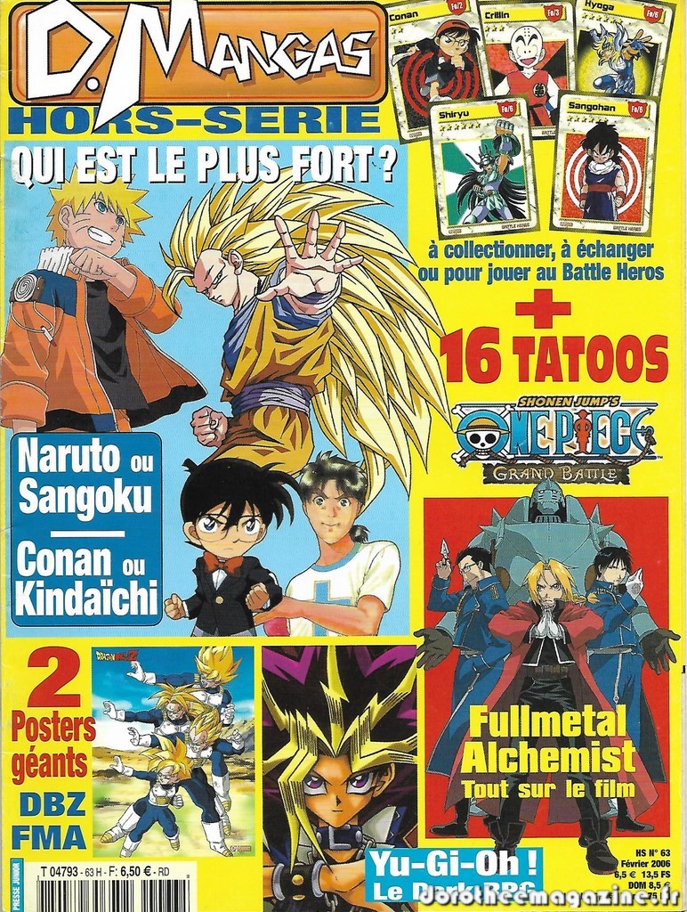 D.mangas hors série n°63
